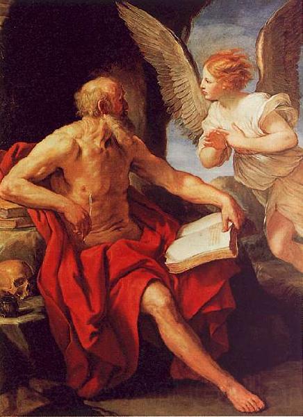 Guido Reni Saint Jerome and the Angel Spain oil painting art